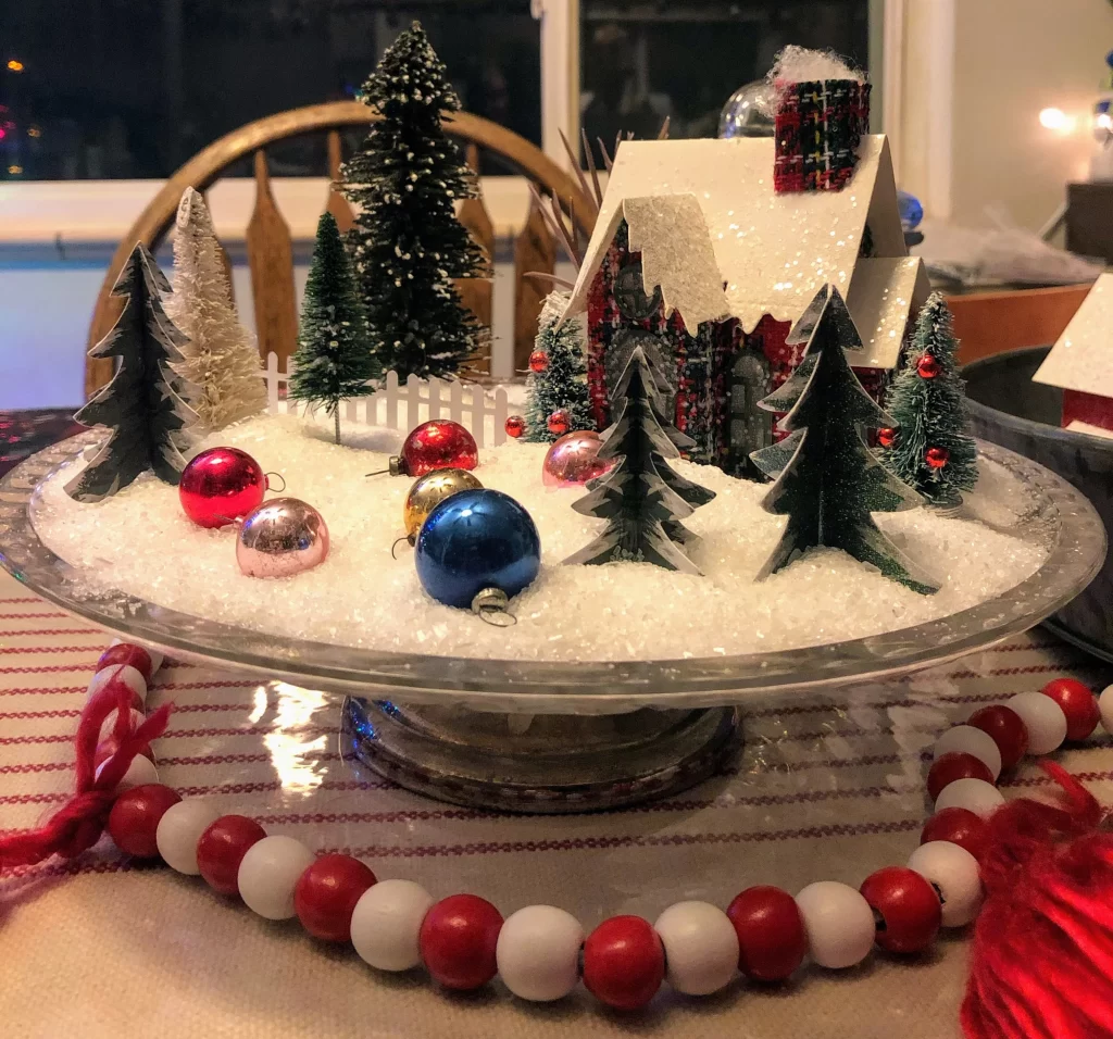 A Village Cake Stand Christmas