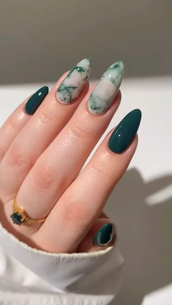  Mystical Green Marble Effect