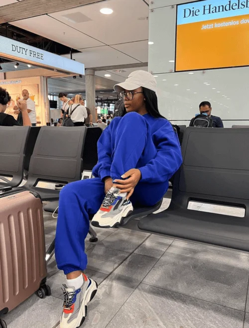  Relaxed Blue Sweatsuit
