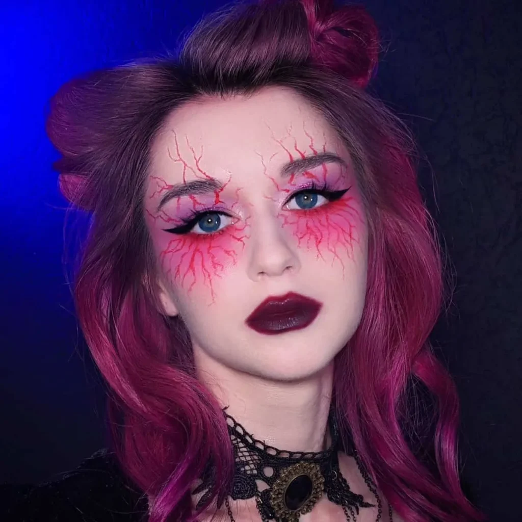 Dark Vampire Makeup