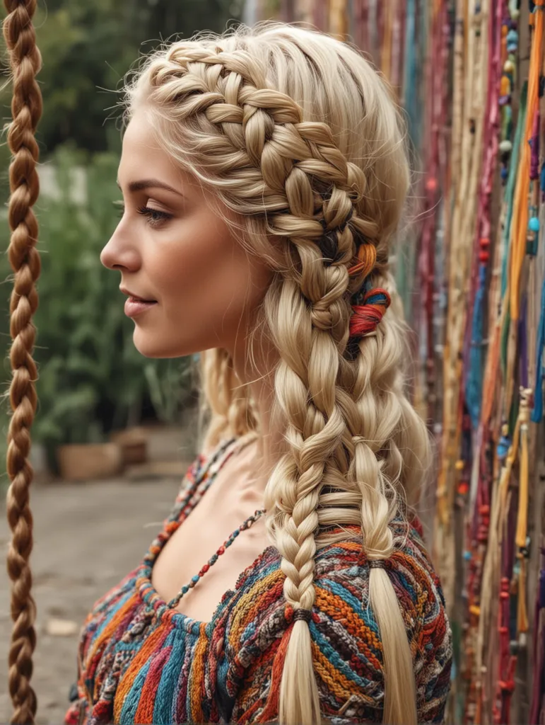 Intricate Boho Ladder Braid