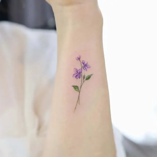  Small Flower Tattoo
