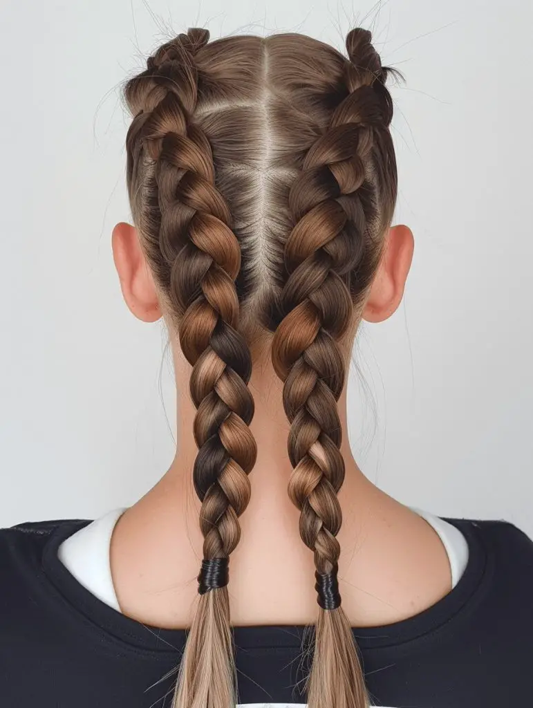 Sporty Chic: Dutch Braid for the Active