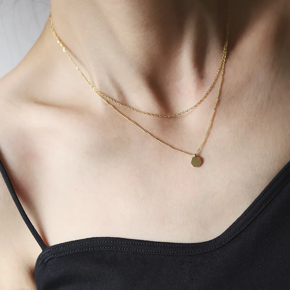 Layered necklaces