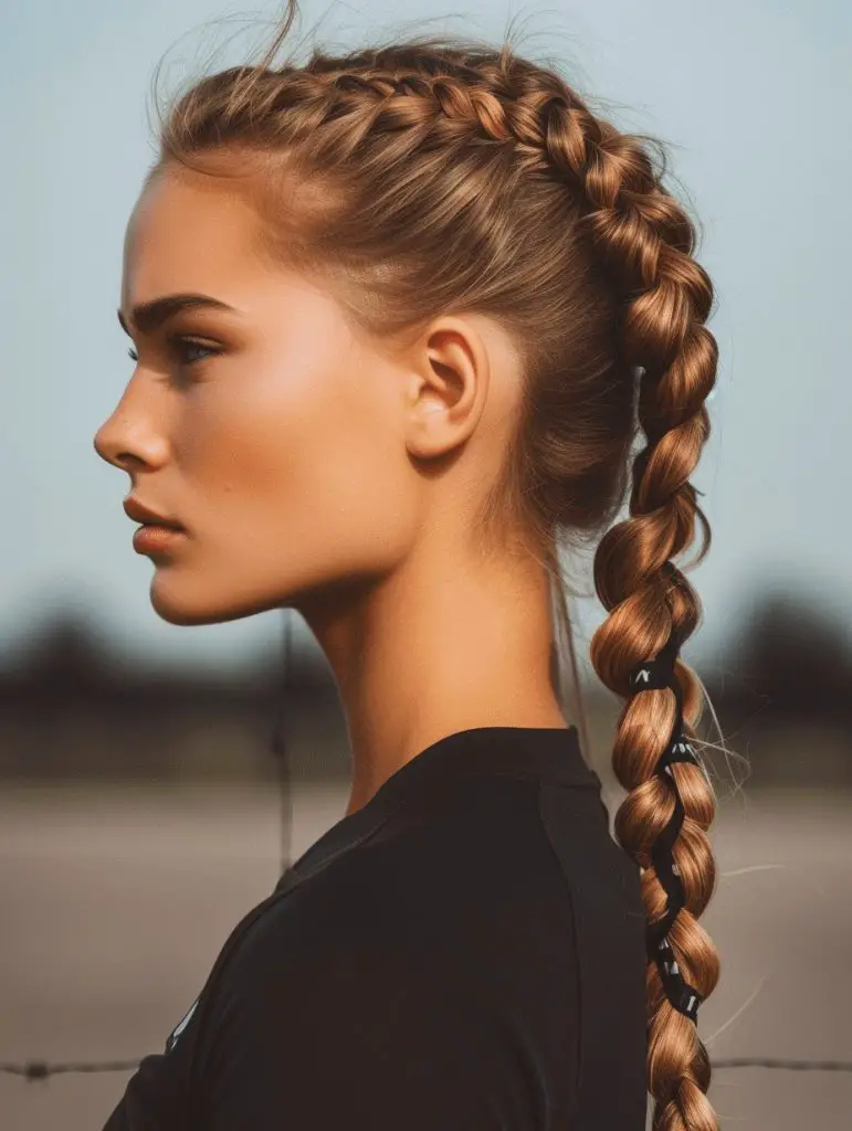 Bold and Beautiful: The Thick Dutch Braid
