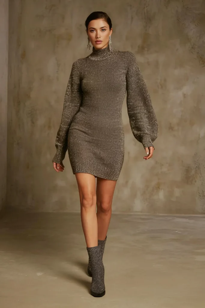 Glam sweater dress 