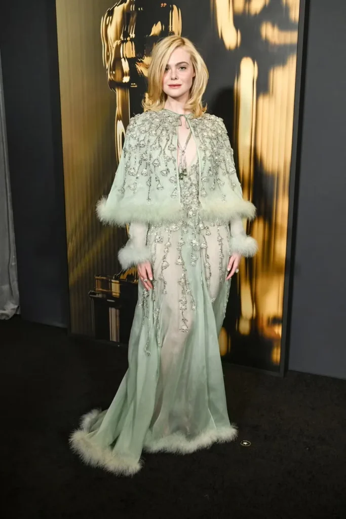 Elle Fanning Does Grown-Up Red Carpet Couture