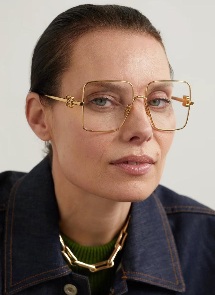 Gold Oversized Glasses